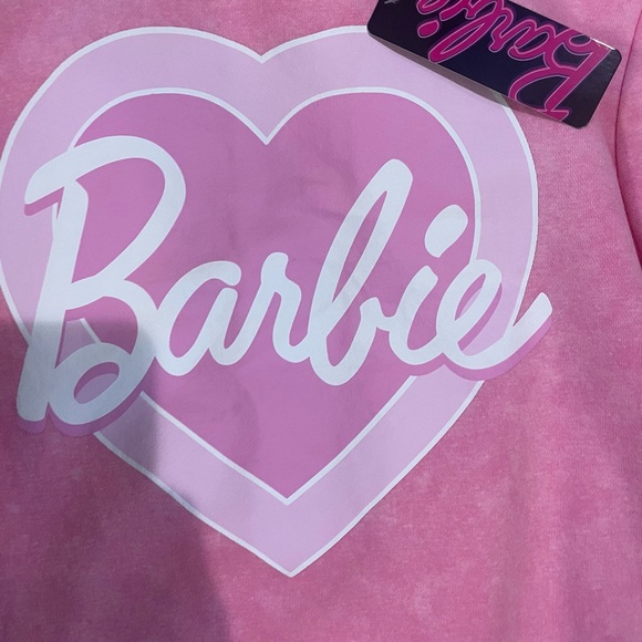 BARBIE Oversized Crewneck Sweatshirt Size Medium NEW - Picture 6 of 10